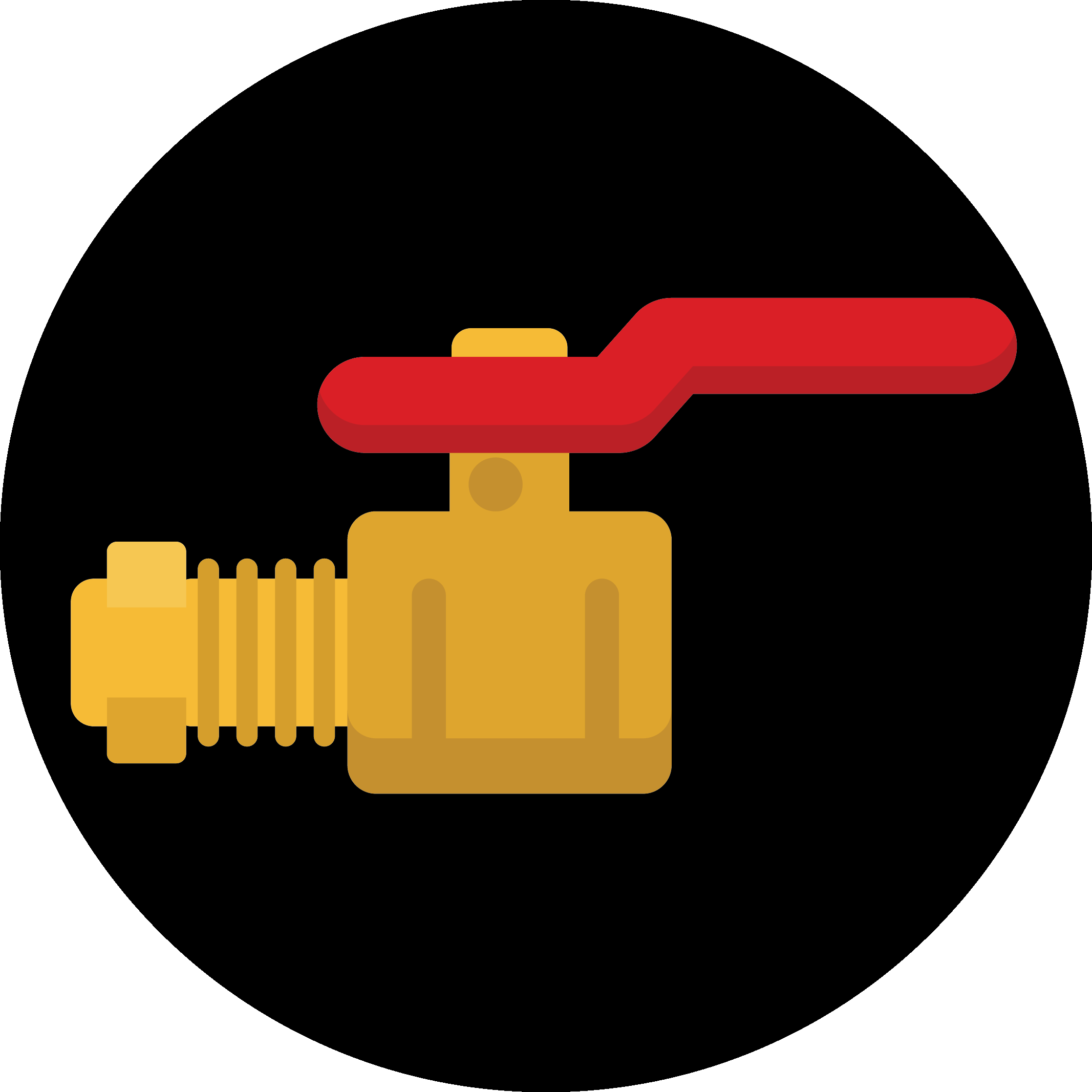 Gas Line Shut Off Valve